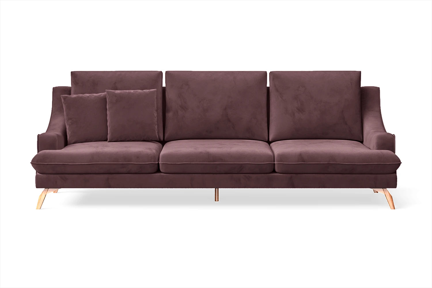 Savona 4 Seater Sofa Grape Velvet