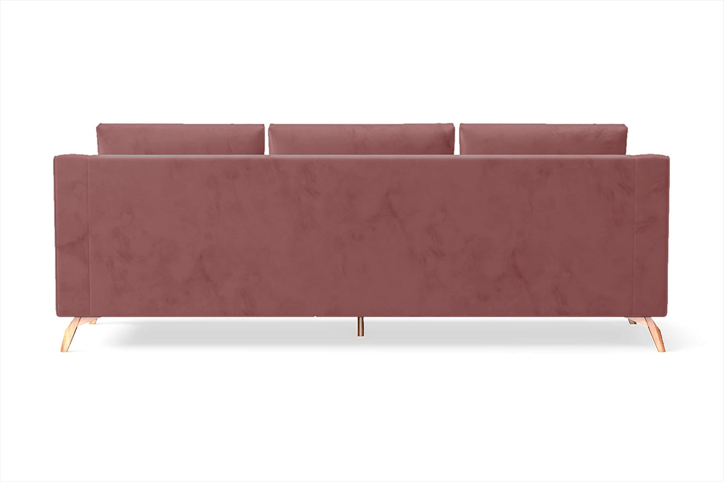 Savona 4 Seater Sofa Pink Velvet