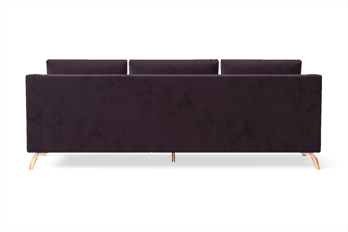 Savona 4 Seater Sofa Purple Velvet