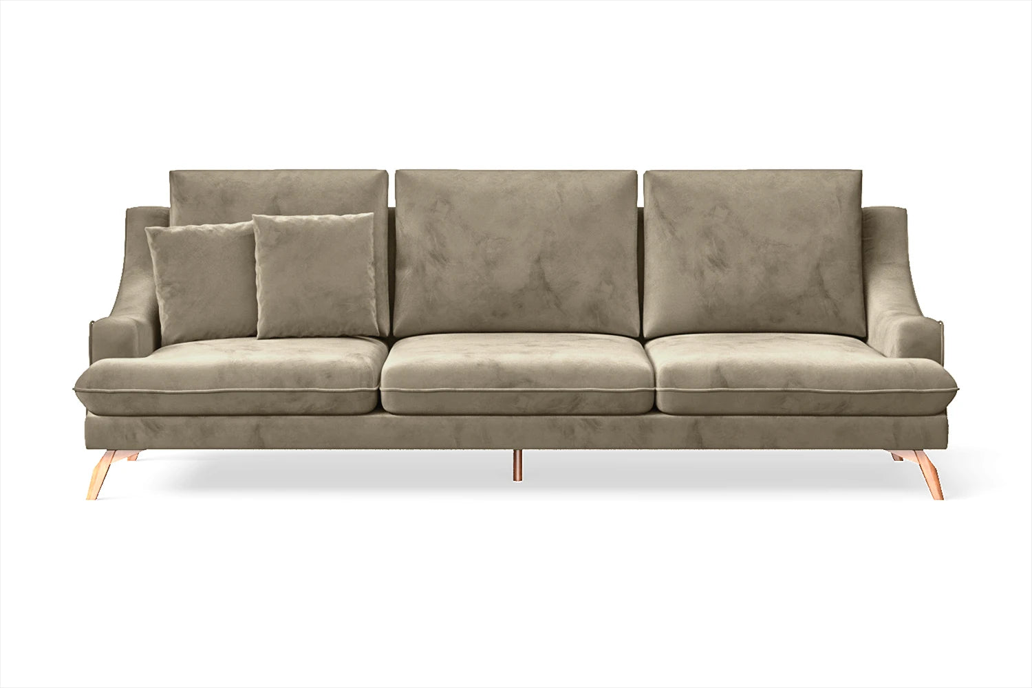 Savona 4 Seater Sofa Sand Velvet