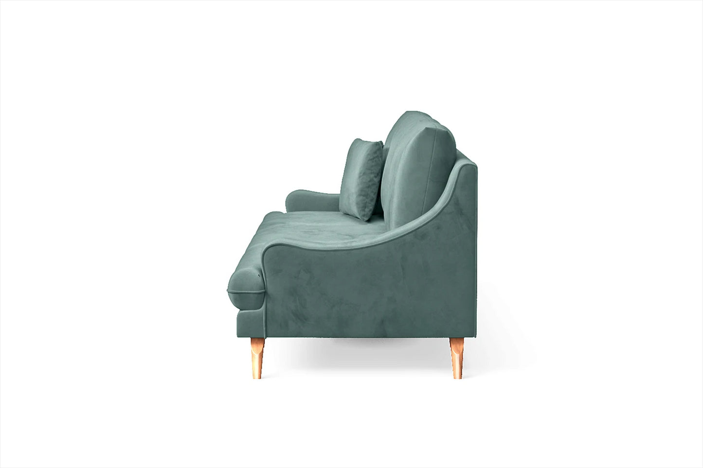 Savona 4 Seater Sofa Teal Velvet