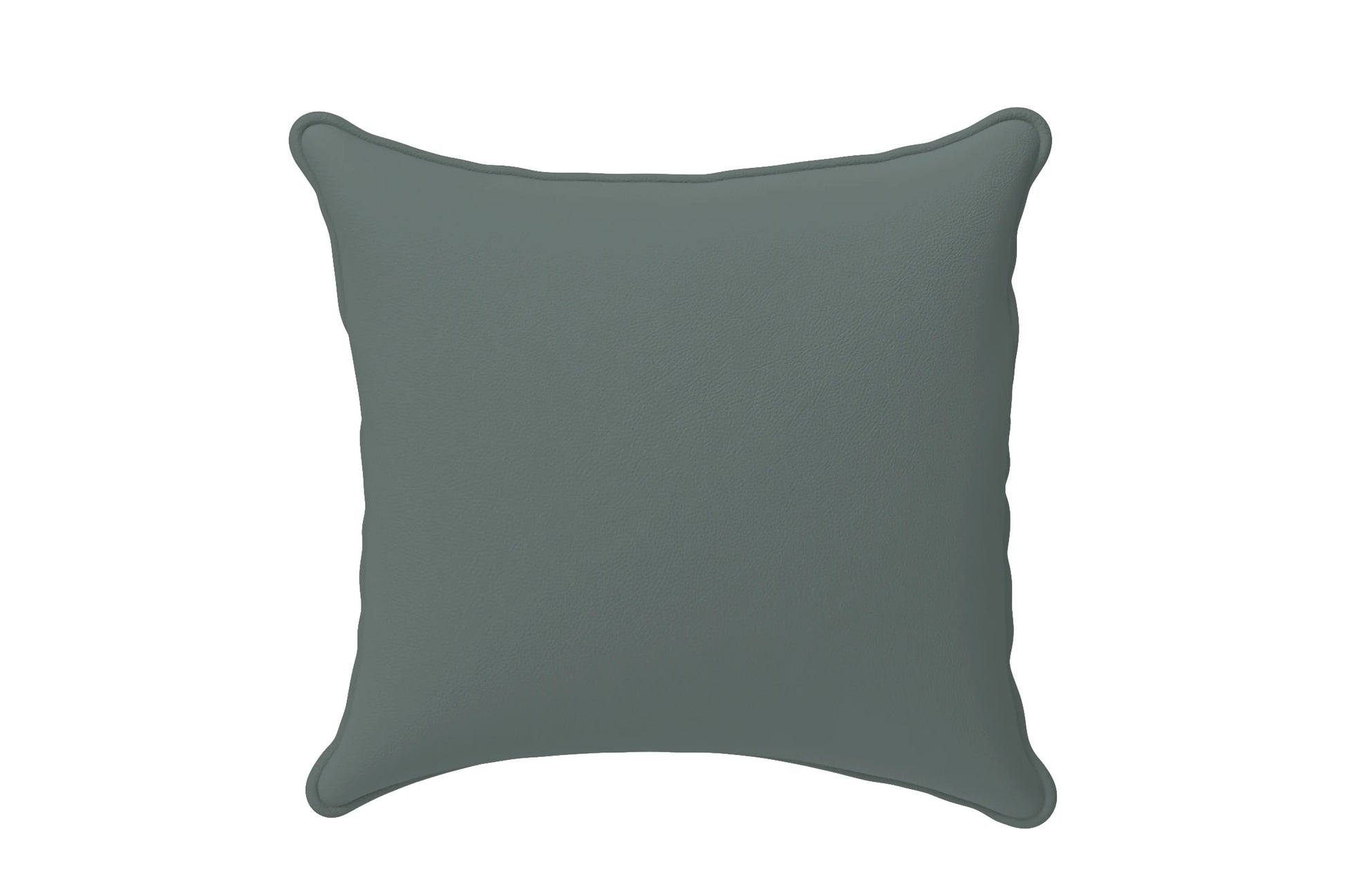 Scatter Cushions 40 x 40 cm Dusky Turquoise Leather