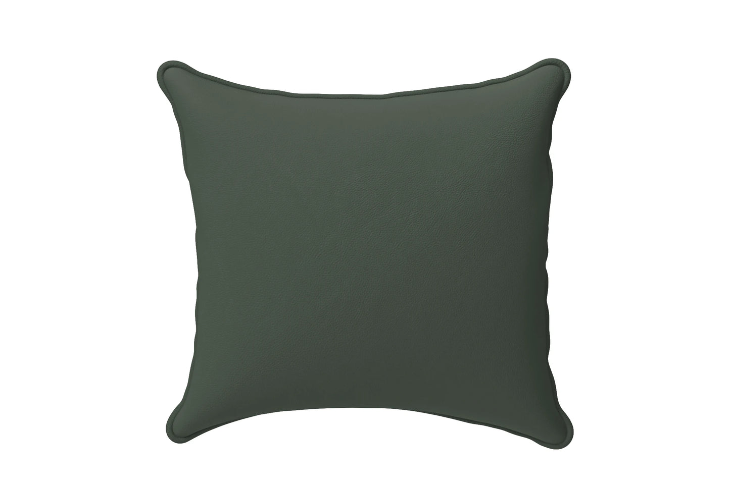 Scatter Cushions 40 x 40 cm Green Leather