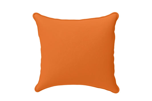 Scatter Cushions 40 x 40 cm Orange Leather