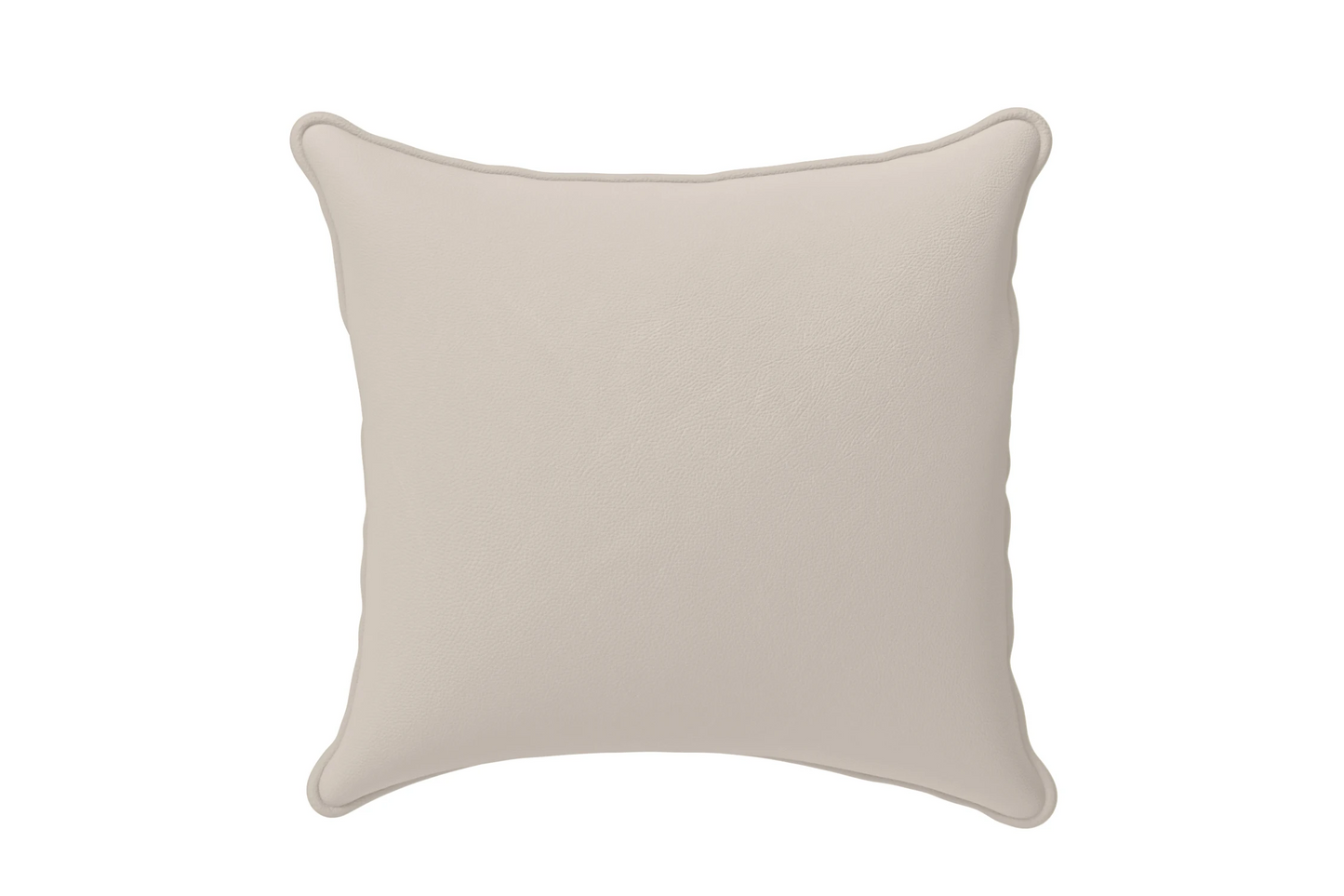 Scatter Cushions 40 x 40 cm Sand Leather