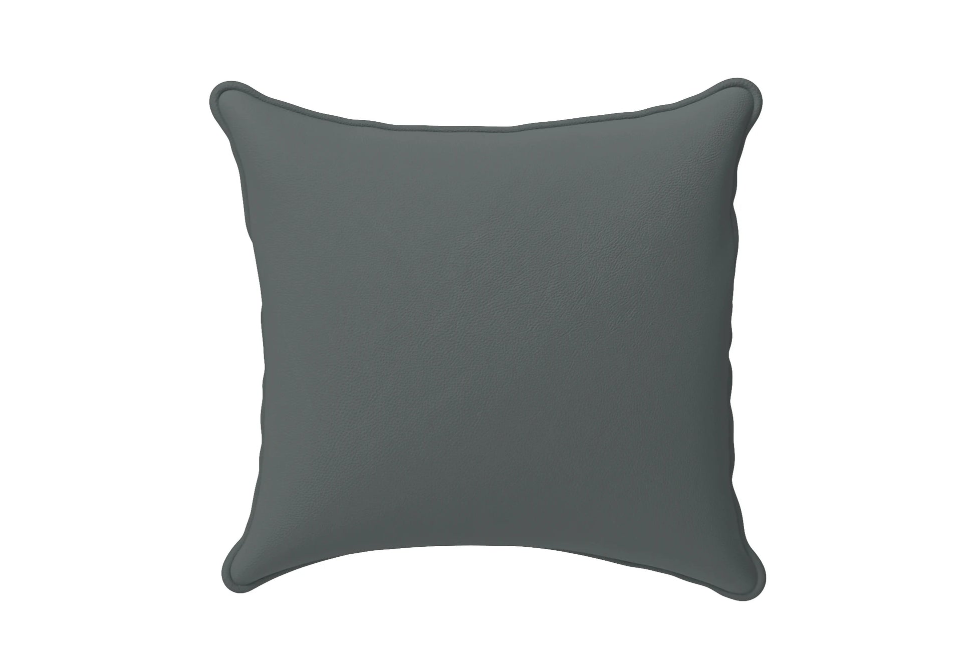 Scatter Cushions 40 x 40 cm Slate Leather