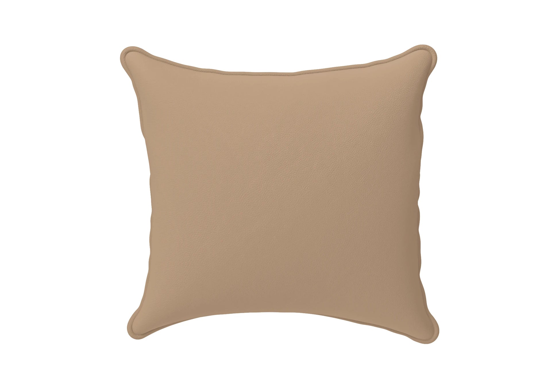 Scatter Cushions 40 x 40 cm Stone Leather