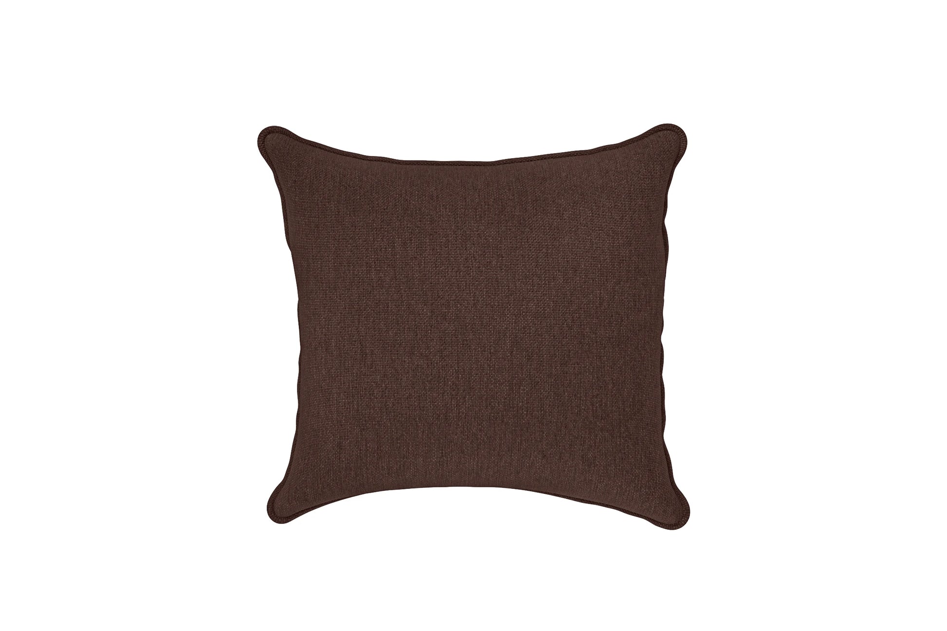 Scatter Cushions 40 x 40 cm Coffee Brown Linen Fabric