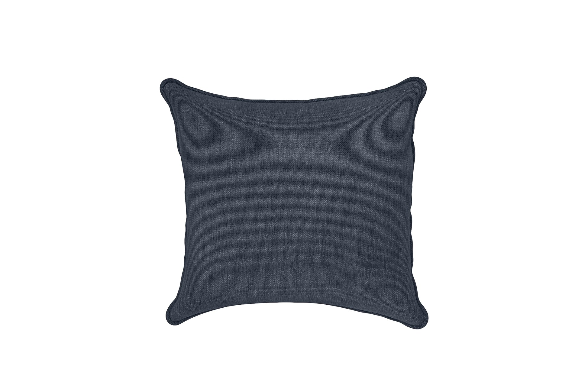 Scatter Cushions 40 x 40 cm Dark Blue Linen Fabric