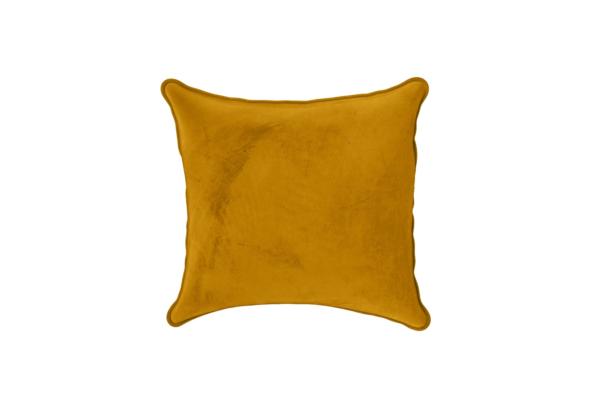 Scatter Cushions 40 x 40 cm Yellow Velvet