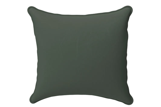 Scatter Cushions 60 x 60 cm Green Leather