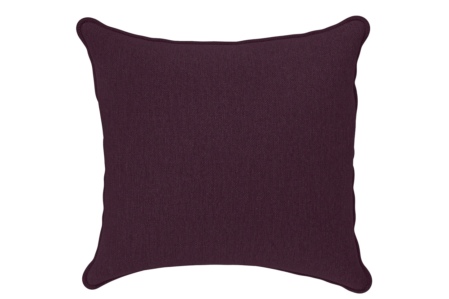 Scatter Cushions 60 x 60 cm Purple Linen Fabric