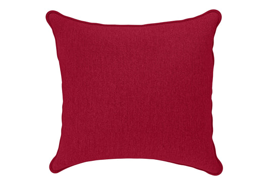 Scatter Cushions 60 x 60 cm Red Linen Fabric