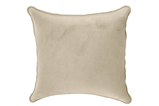 Scatter Cushions 60 x 60 cm Cream Velvet