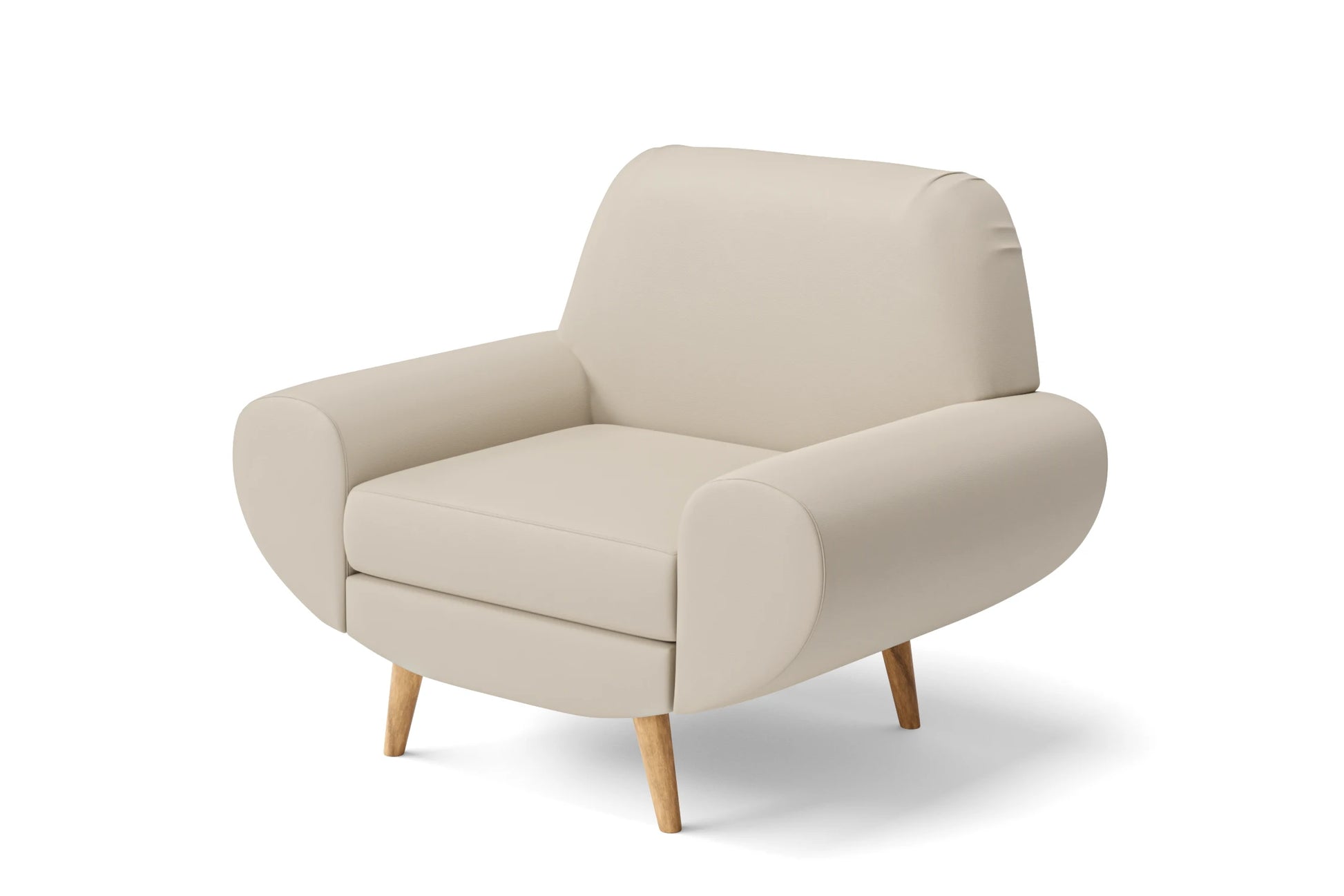 Serina Armchair Cream Leather