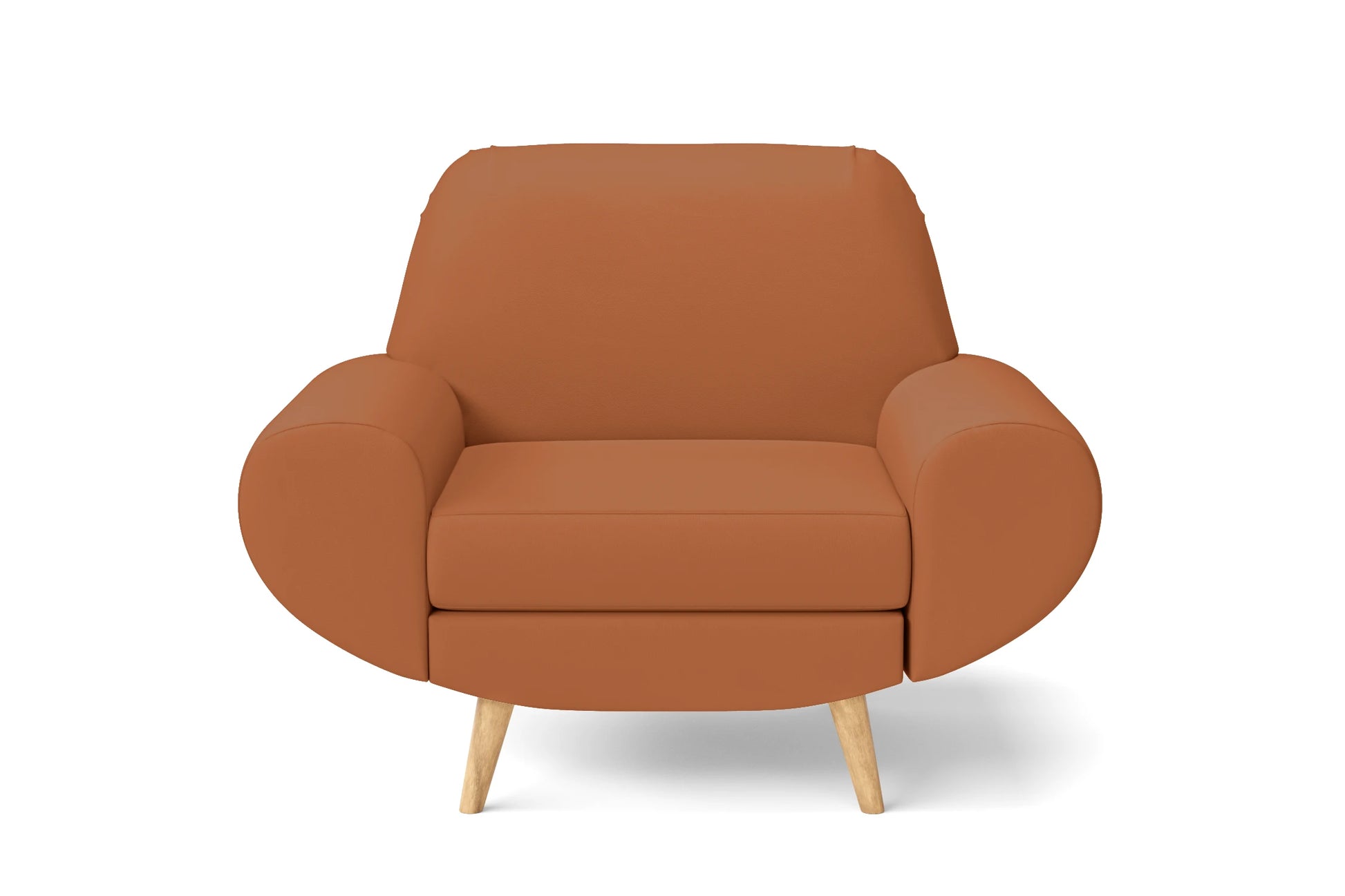 Serina Armchair Tan Brown Leather