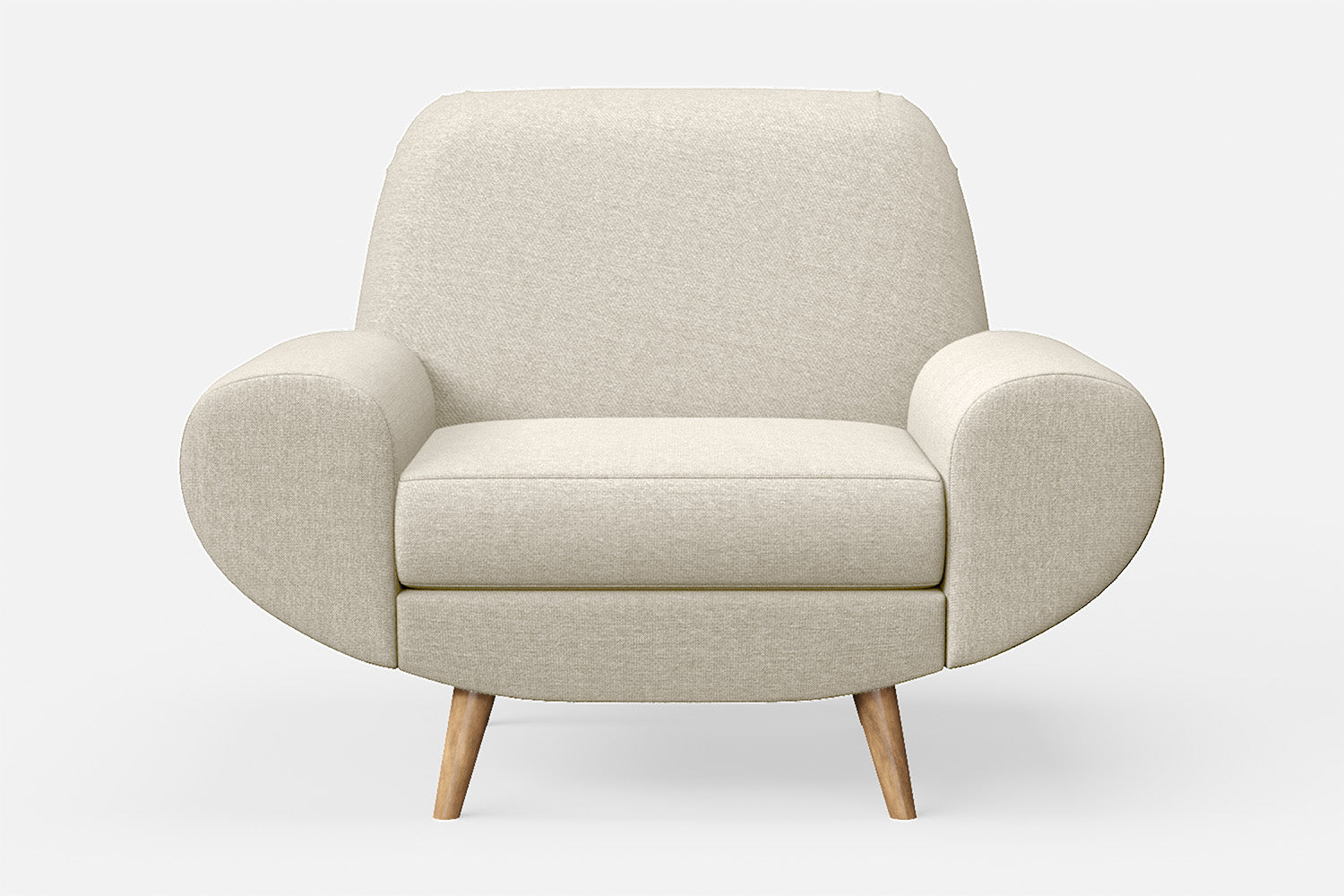 Serina Armchair Cream Linen Fabric