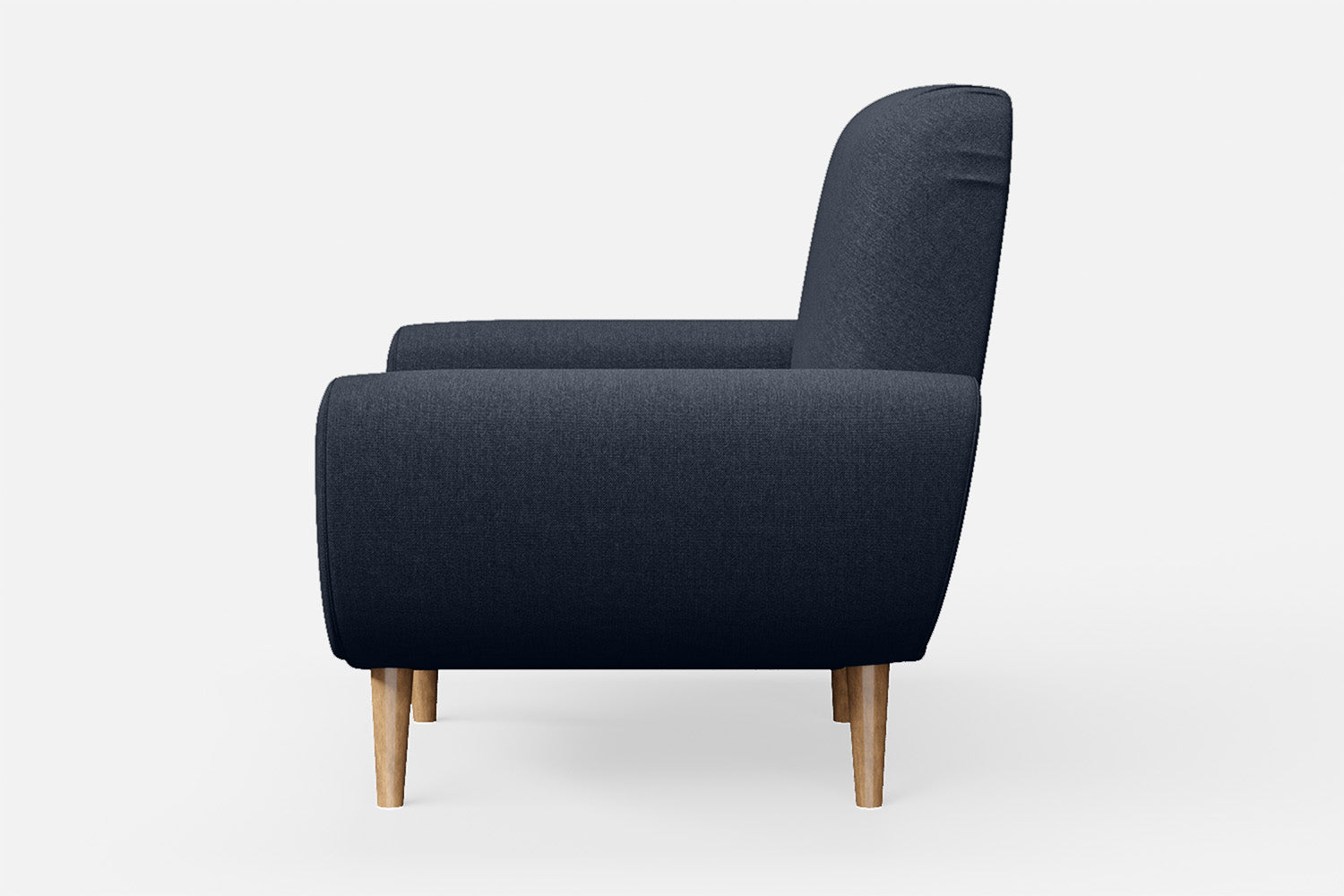 Serina Armchair Dark Blue Linen Fabric