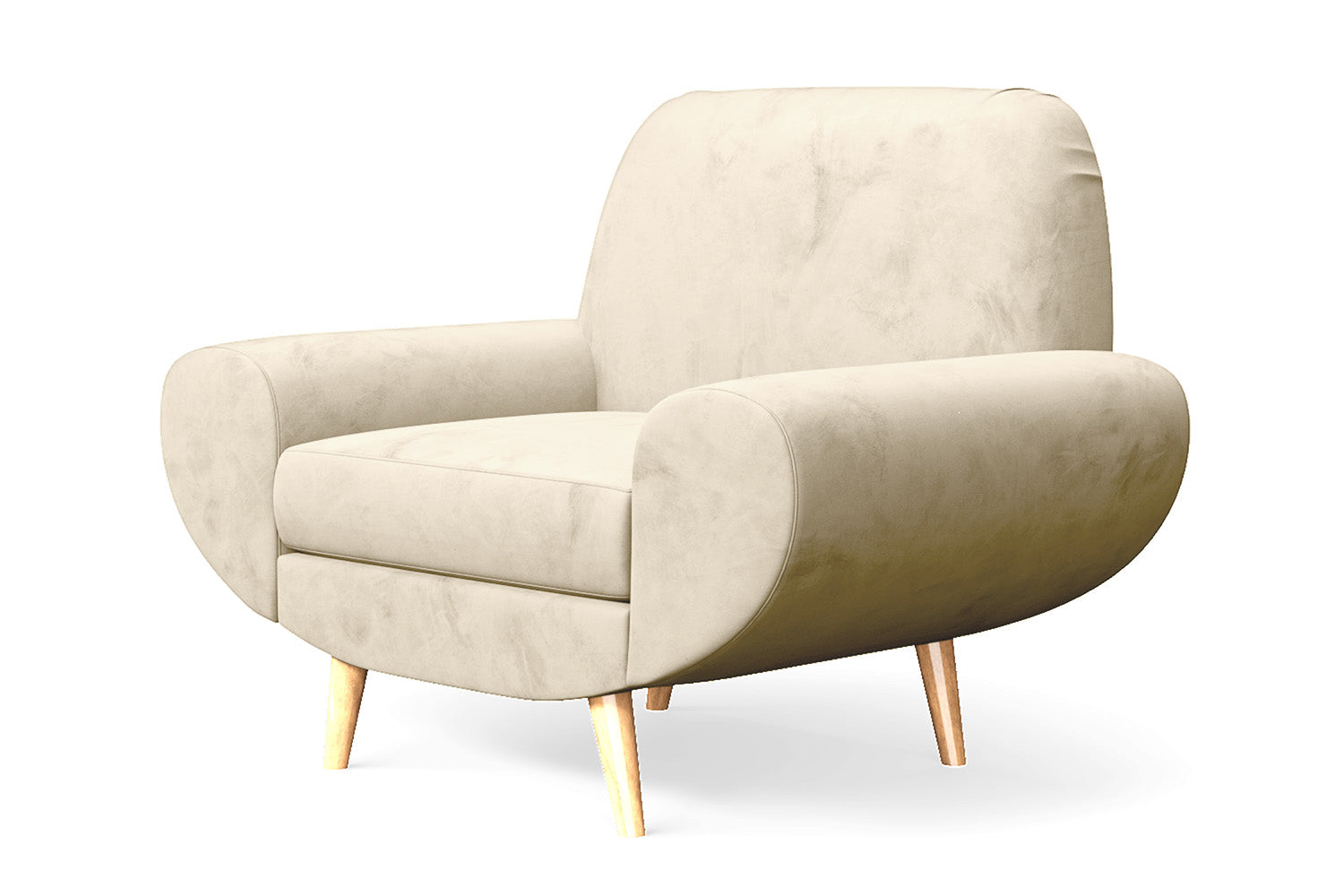 Serina Armchair Cream Velvet