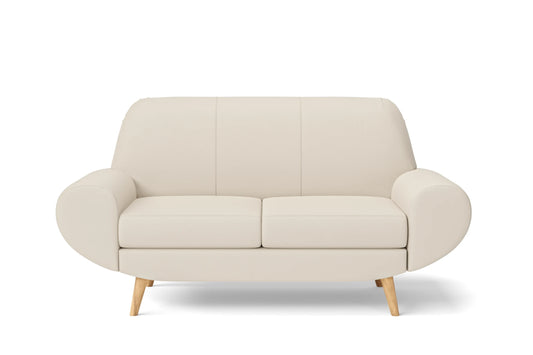 Serina 2 Seater Sofa Cream Leather