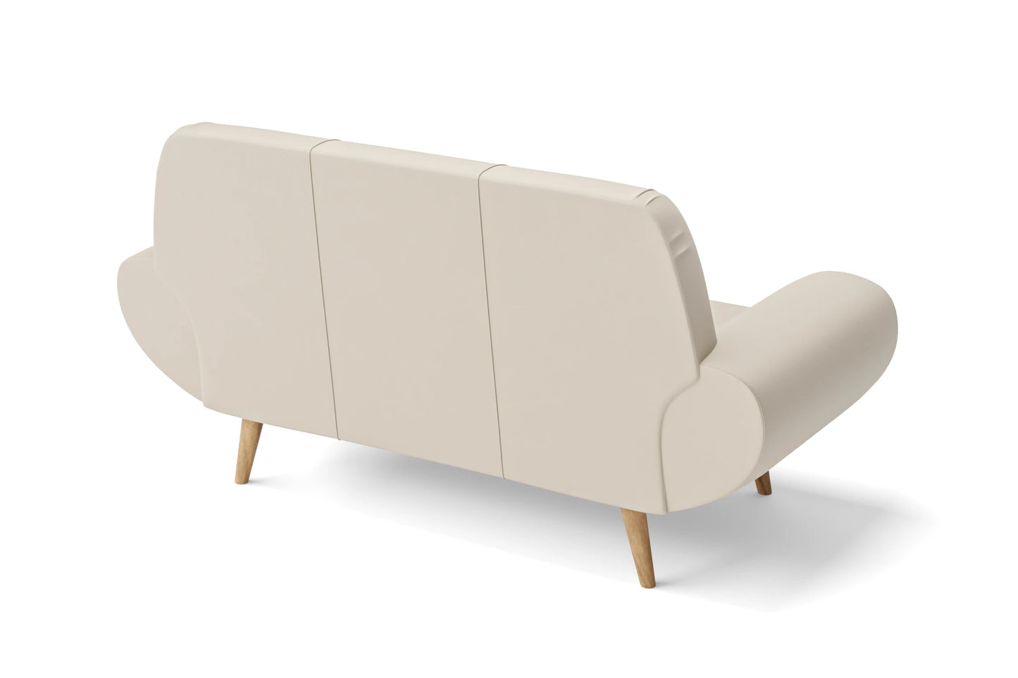 Serina 2 Seater Sofa Cream Leather