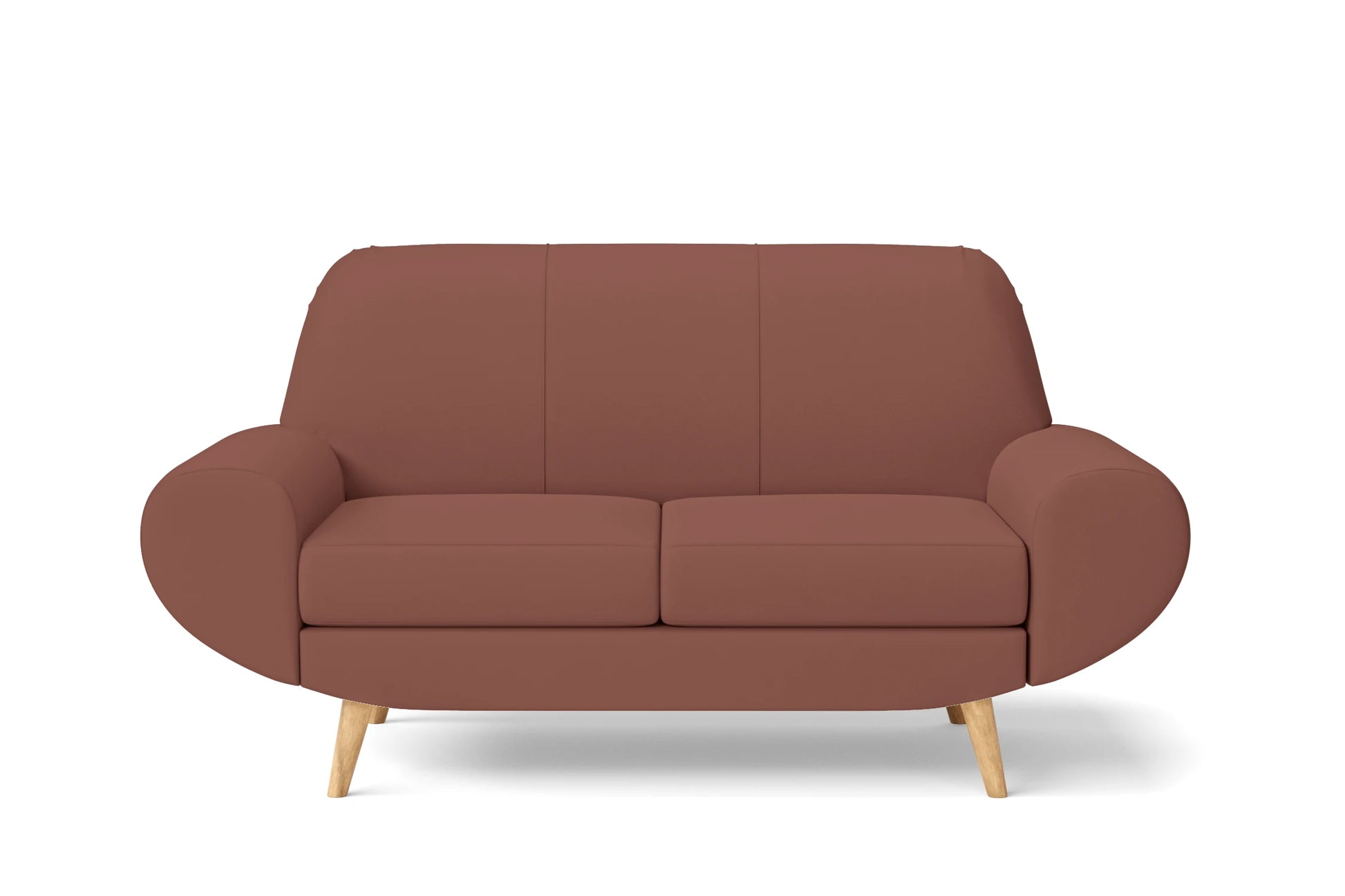 Serina 2 Seater Sofa Mauve Leather