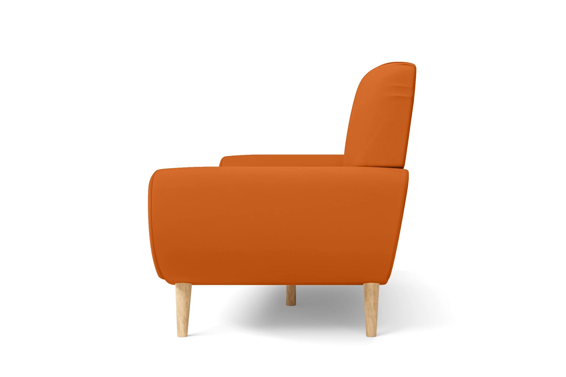 Serina 2 Seater Sofa Orange Leather