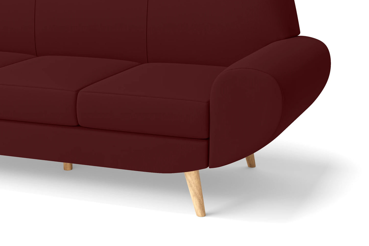 Serina 2 Seater Sofa Red Leather