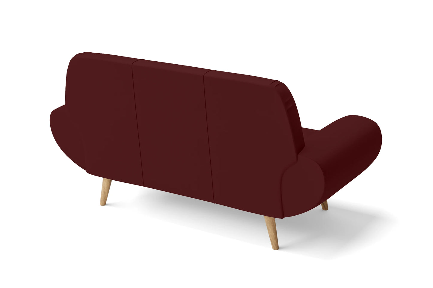 Serina 2 Seater Sofa Red Leather