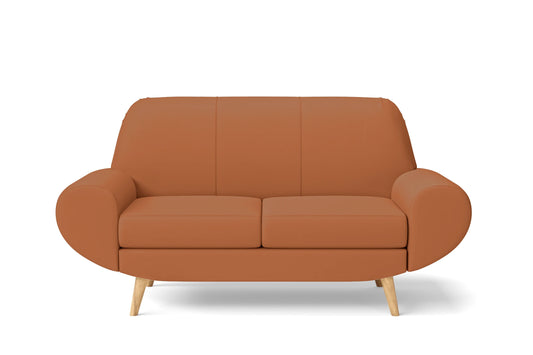 Serina 2 Seater Sofa Tan Brown Leather