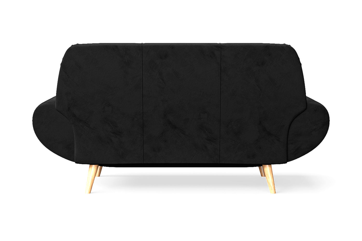 Serina 2 Seater Sofa Black Velvet