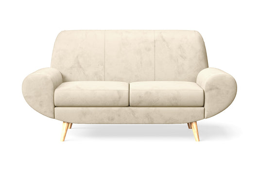 Serina 2 Seater Sofa Cream Velvet