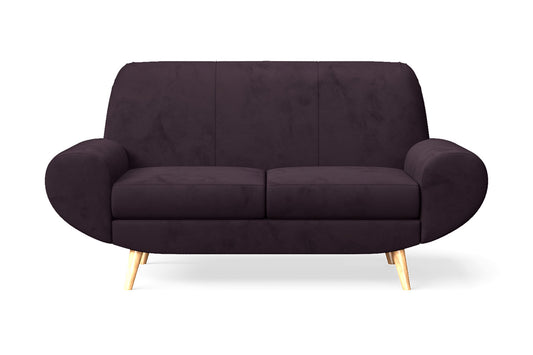 Serina 2 Seater Sofa Purple Velvet