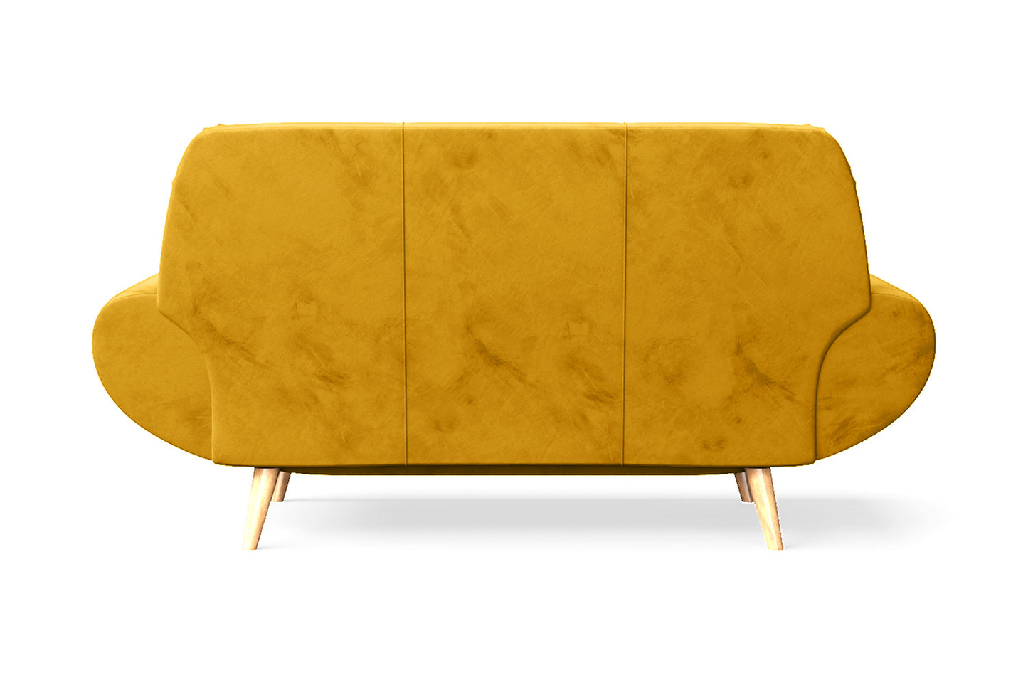 Serina 2 Seater Sofa Yellow Velvet