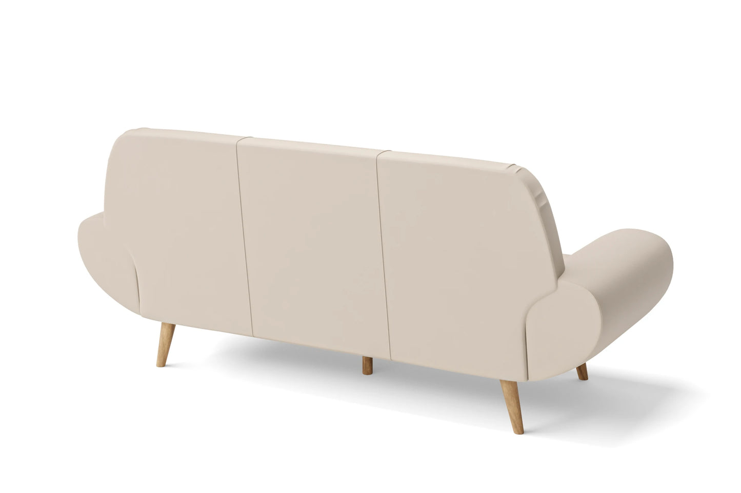 Serina 3 Seater Sofa Cream Leather