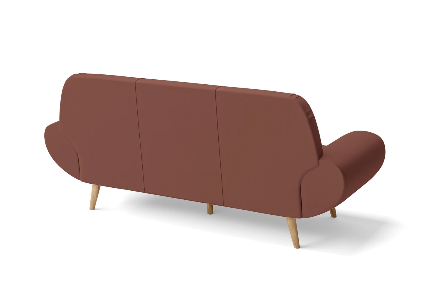 Serina 3 Seater Sofa Mauve Leather