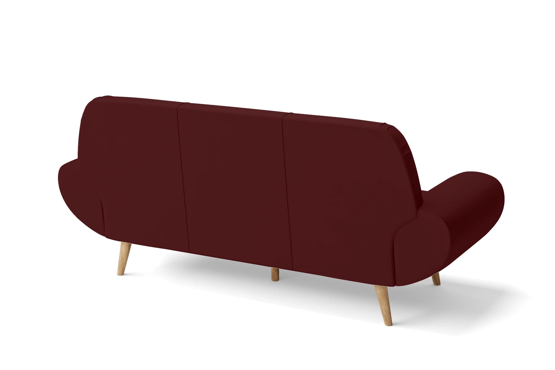 Serina 3 Seater Sofa Red Leather