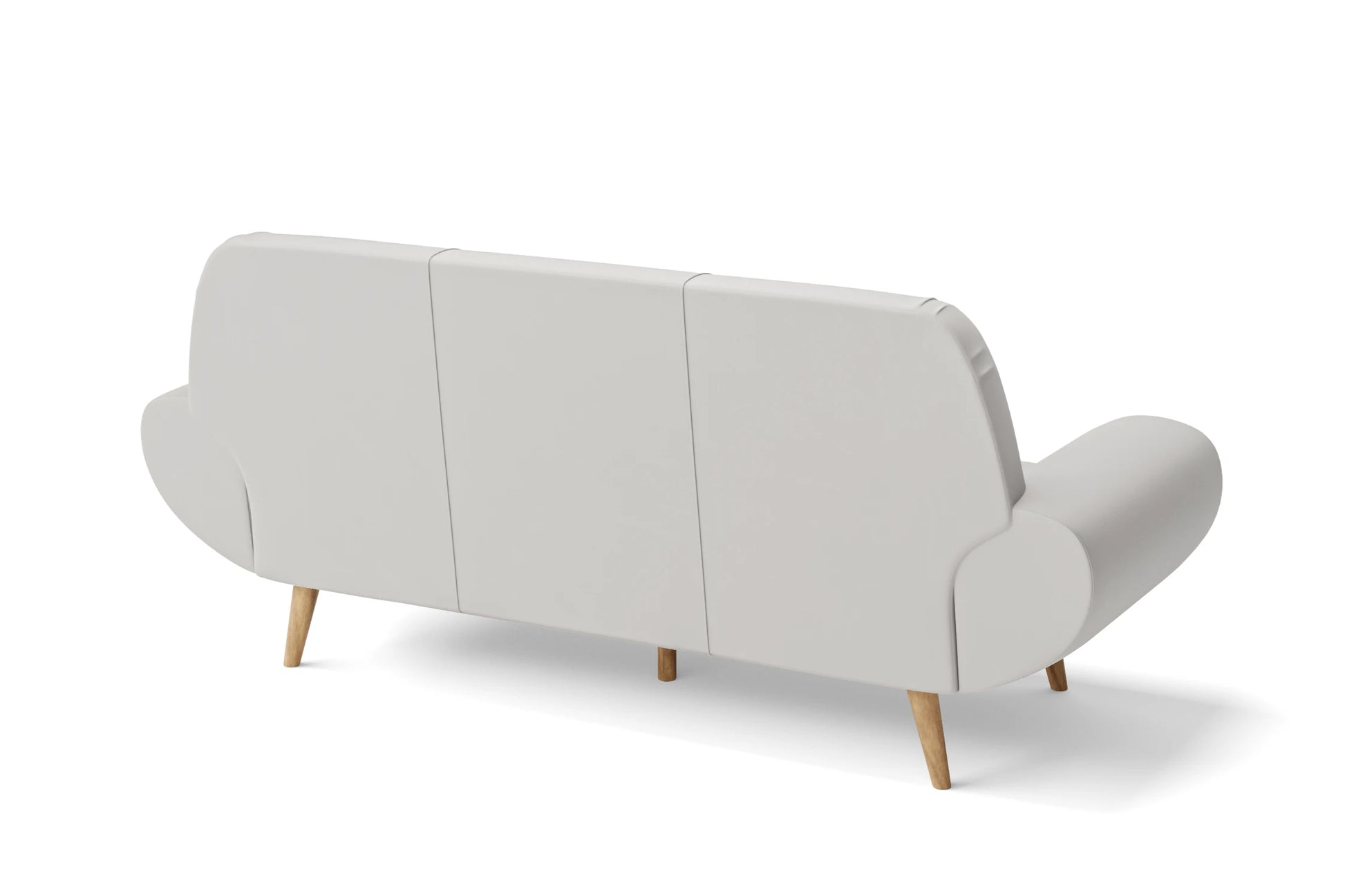 Serina 3 Seater Sofa White Leather