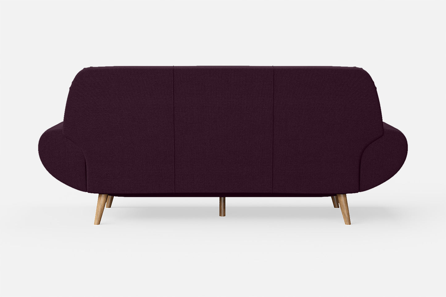 Serina 3 Seater Sofa Purple Linen Fabric