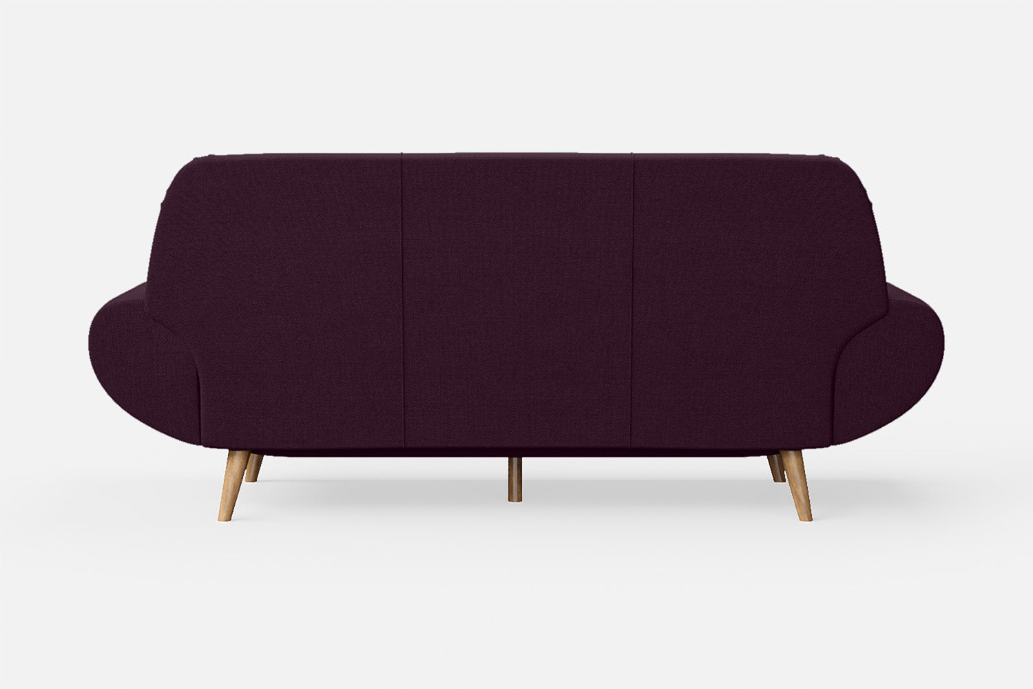 Serina 3 Seater Sofa Purple Linen Fabric