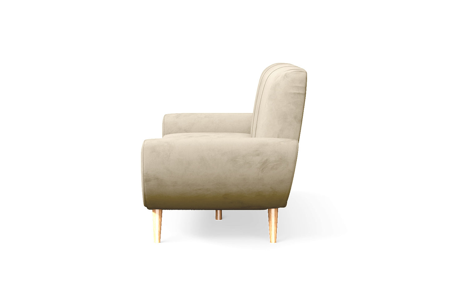 Serina 3 Seater Sofa Cream Velvet