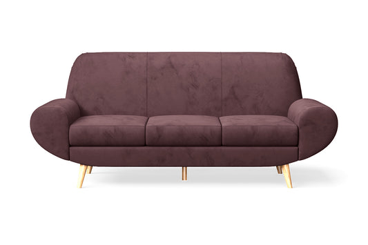 Serina 3 Seater Sofa Grape Velvet