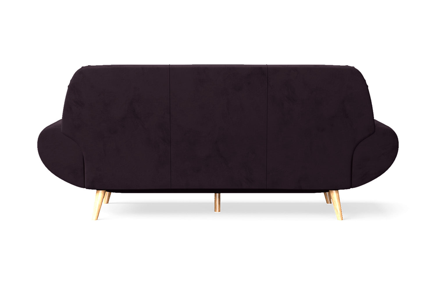 Serina 3 Seater Sofa Purple Velvet