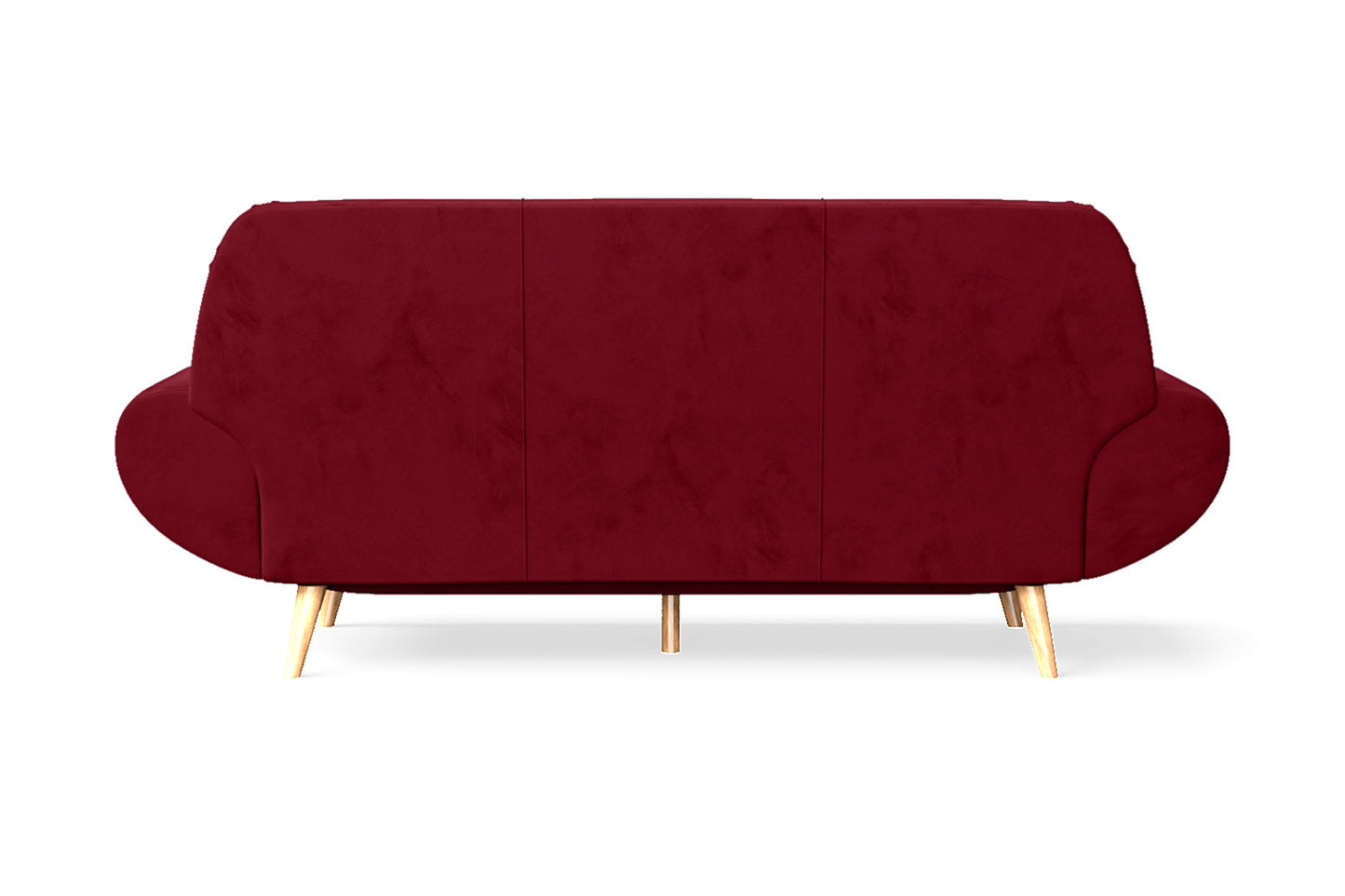 Serina 3 Seater Sofa Red Velvet