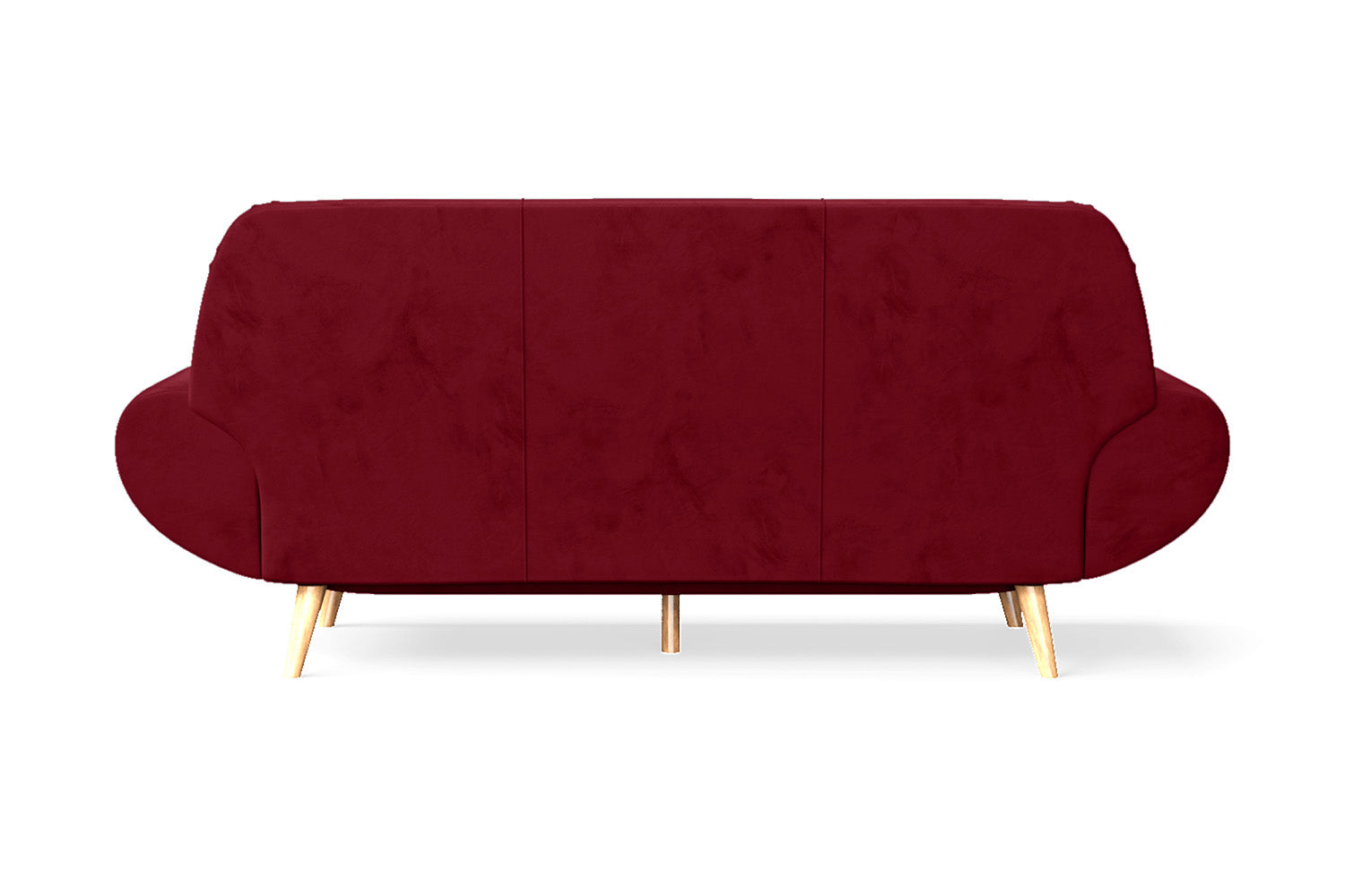 Serina 3 Seater Sofa Red Velvet