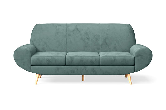 Serina 3 Seater Sofa Teal Velvet