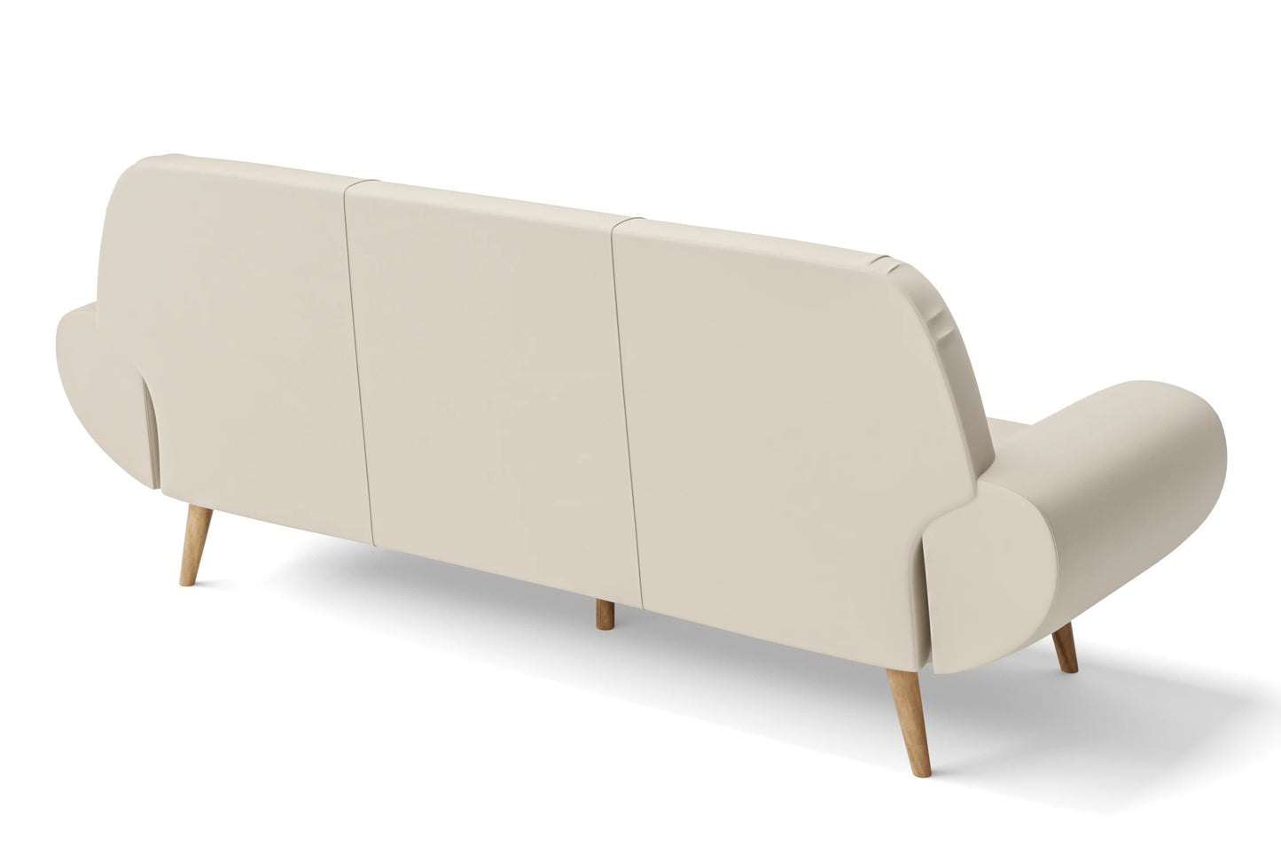 Serina 4 Seater Sofa Cream Leather