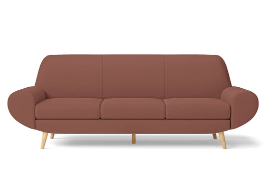 Serina 4 Seater Sofa Mauve Leather