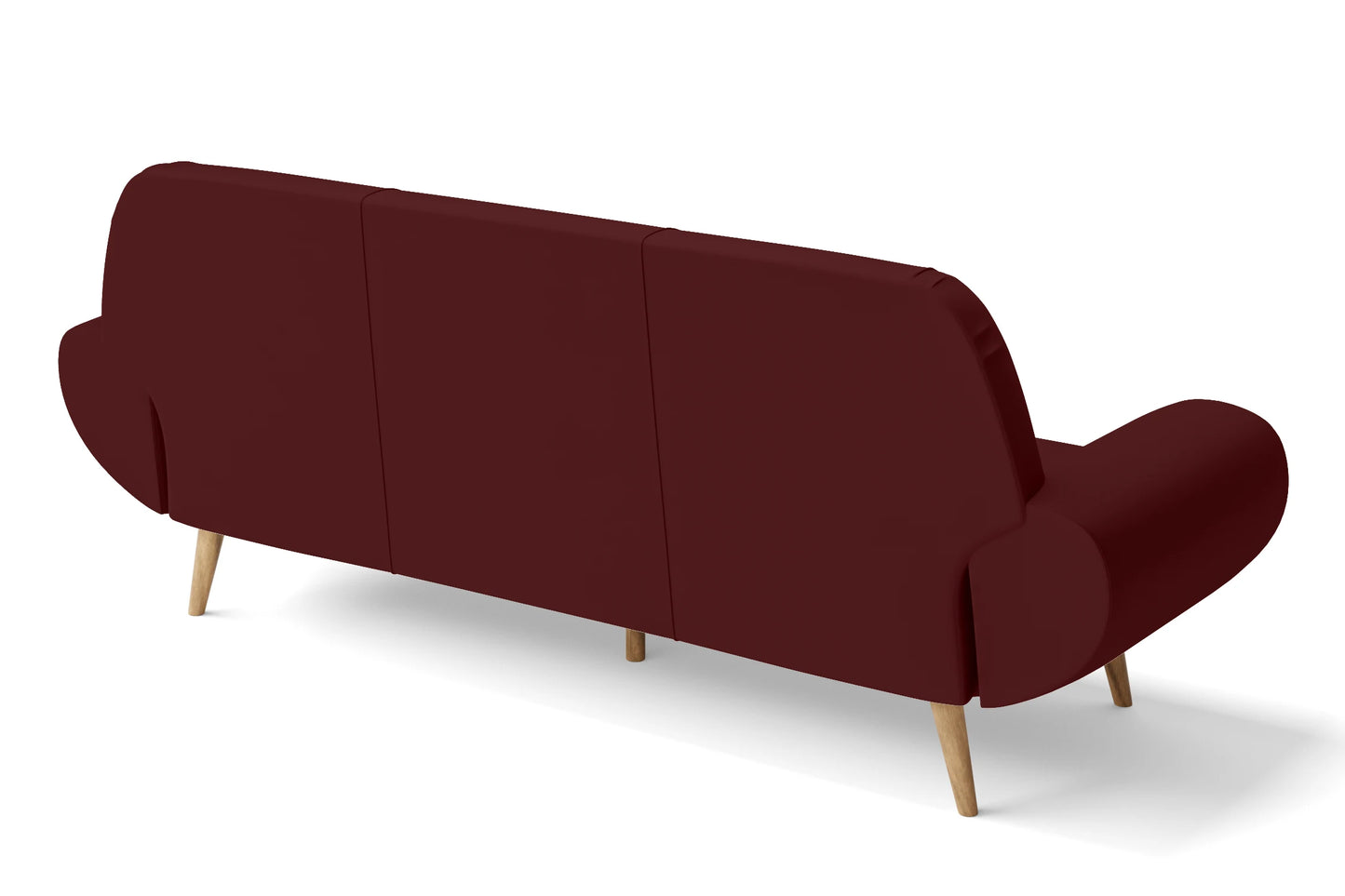 Serina 4 Seater Sofa Red Leather