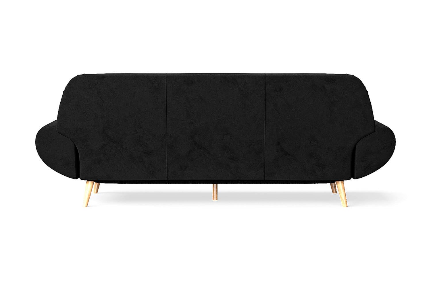 Serina 4 Seater Sofa Black Velvet